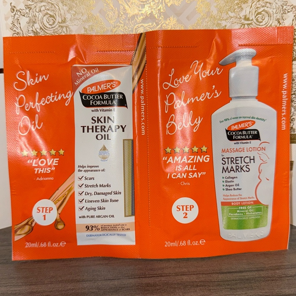 NEW Palmers Cocoa Butter: Skin Therapy Oil & Massage Lotion for Stretch Marks